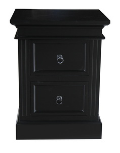 Black Furniture, Black Bedside